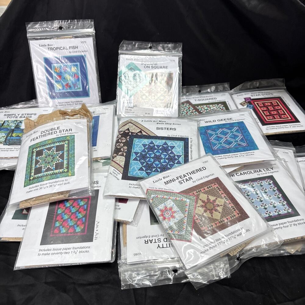 Little Bits 25 Patterns By Cindi Edgerton Lighthouse Sisters Mariner’s Compas…